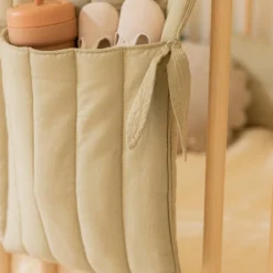 Vide poche à suspendre bamboo olive (40 x 50 cm)