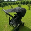 Voile d'ombrage universel pour poussette noir