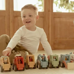 Voiture de police en bois