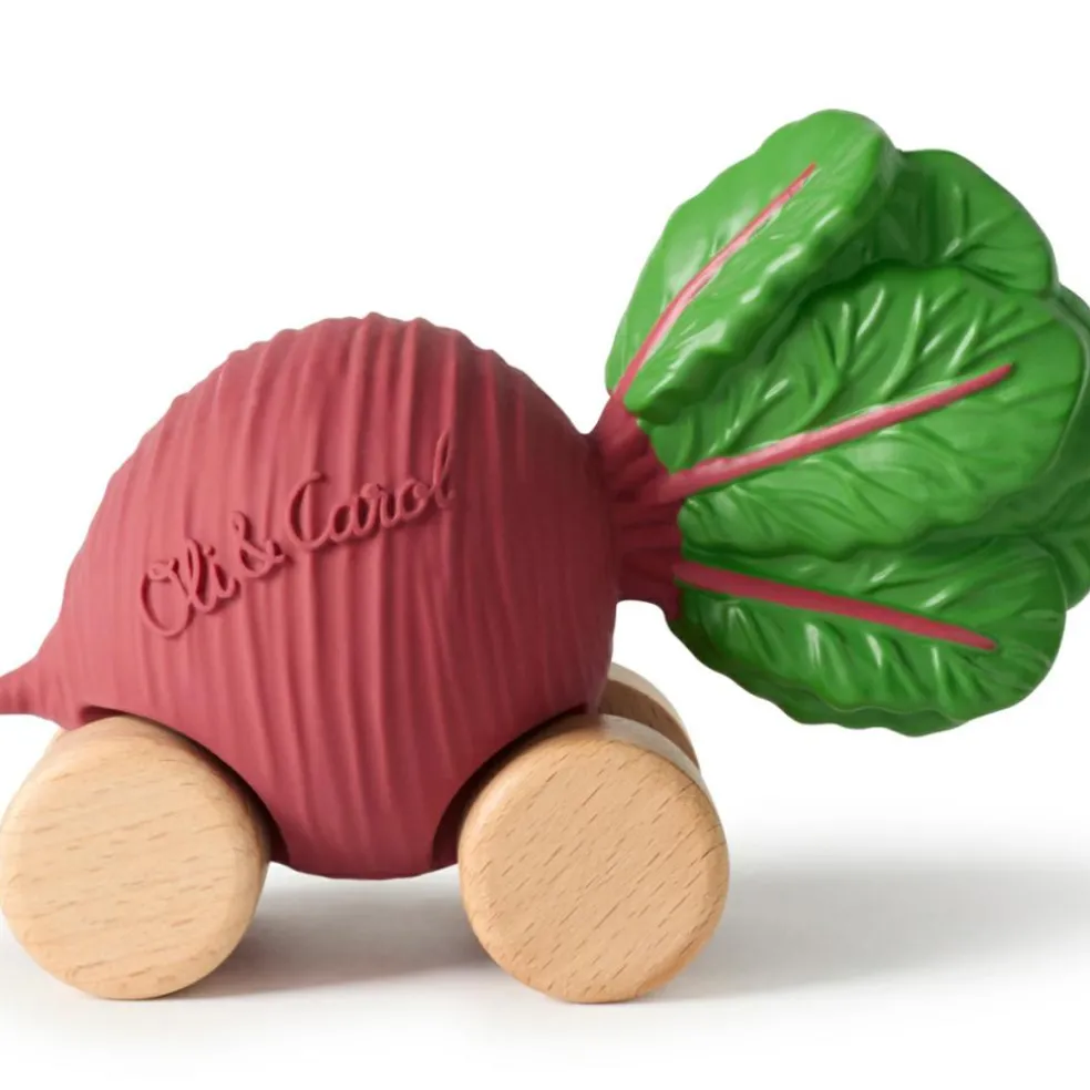 Voiture et jouet de dentition Betty la betterave