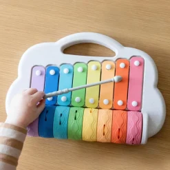 Xylophone à rouleaux arc-en-ciel
